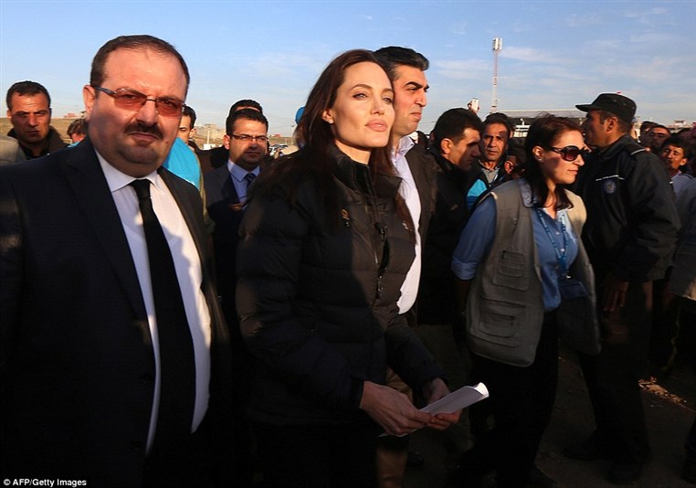 Angelina Jolie in Iraq